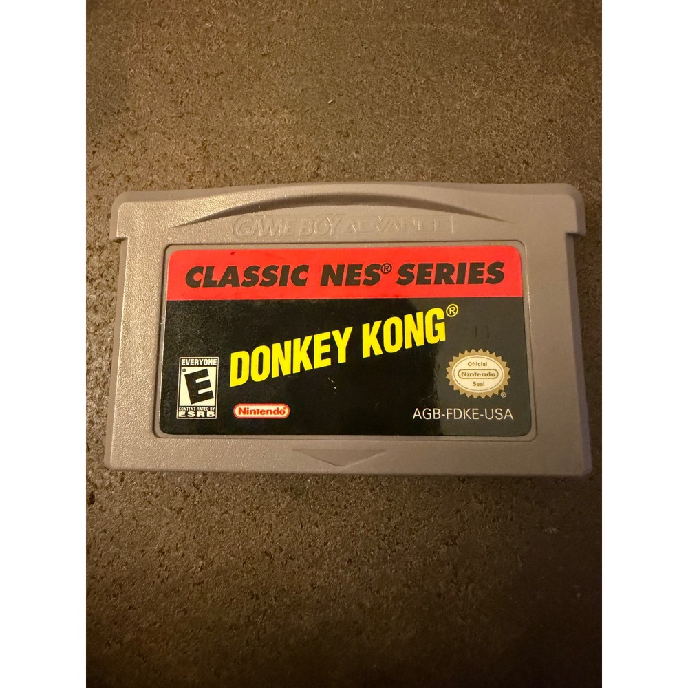Nintendo Game Boy Advance Classic‎ NES Series Donkey Kong AGB-FDKE-USA Cartridge